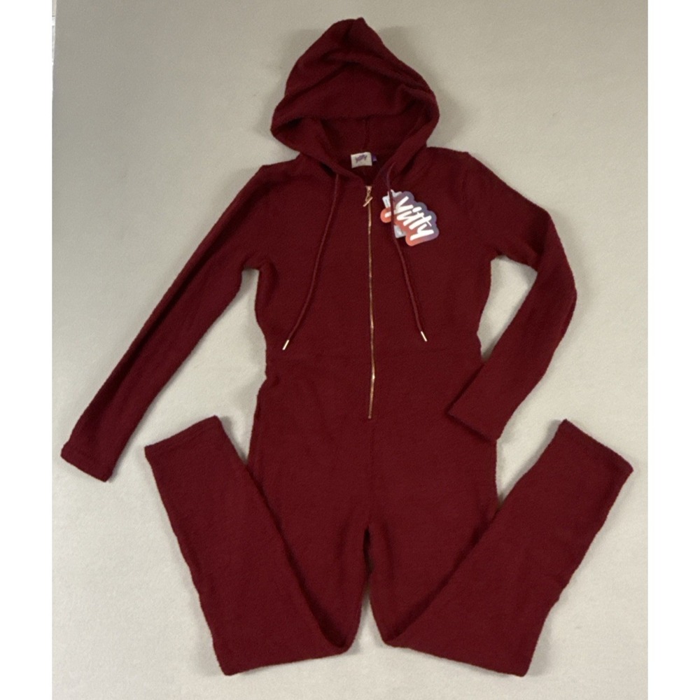 Yitty Women's Romper Jumpsuit One Piece Pet Me Heart Pocket Large Loungewear New